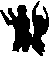Dancing couple clipart