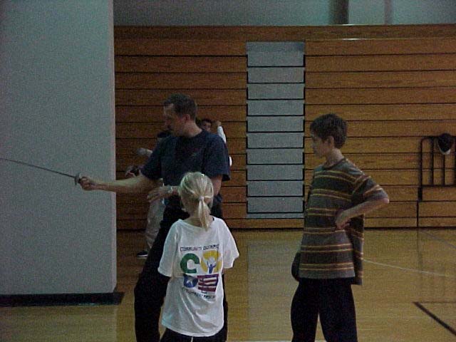 Picture of Fencing Students