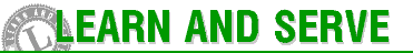 Learn and Serve Program Banner/Website link