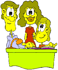 Cartoon of family