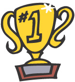 Picture of a first place trophy.