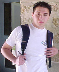 Palo Alto College student Angel Olivo
