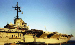 The USS Lexington in Corpus Christi