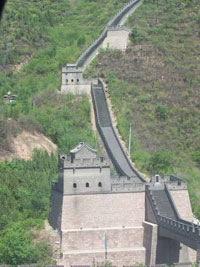 Students and faculty visited the historic Great Wall.