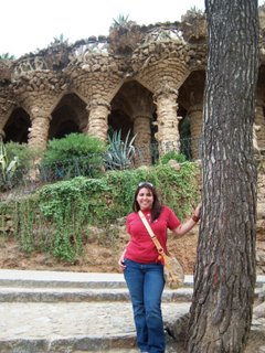 Mariela Ojeda Cox takes in Gaudi's stunning Parque Guell in Barcelona.