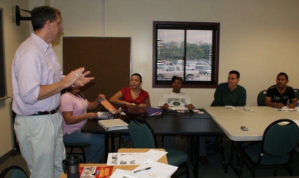 ESOL class in action. Photo by Sylvia Hernandez