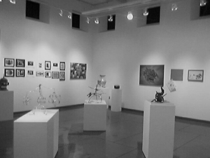 Photo of the new Visual Arts Gallery at Palo Alto College.