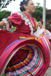 PAC ballet folklorico dancer: Photo by Destinee Flores