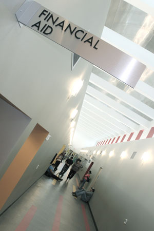 Financial Aid is located in the Palomino Center. Photo by Jose Casarez